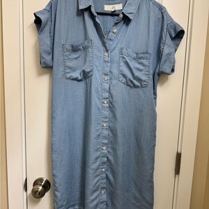 Thread & Supply Light Blue Casual Dress